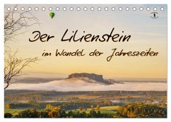 Der Lilienstein im Wandel der Jahreszeiten (Tischkalender 2025 DIN A5 quer), CALVENDO Monatskalender