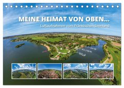 Meine Heimat von oben ... Luftaufnahmen vom Fränkischen Seenland (Tischkalender 2025 DIN A5 quer), CALVENDO Monatskalender - Calvendo;Ruff, Gerhard