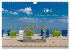 Föhr - Nordfriesische Insel Impressionen (Wandkalender 2025 DIN A4 quer), CALVENDO Monatskalender