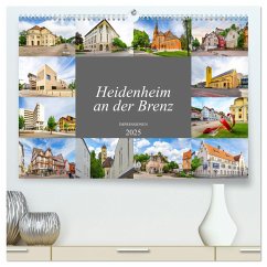 Heidenheim an der Brenz Impressionen (hochwertiger Premium Wandkalender 2025 DIN A2 quer), Kunstdruck in Hochglanz - Calvendo;Meutzner, Dirk