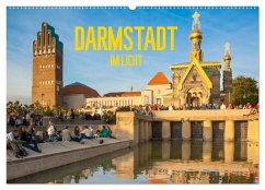 Darmstadt im Licht (Wandkalender 2025 DIN A2 quer), CALVENDO Monatskalender