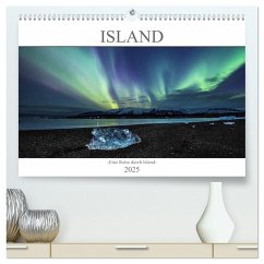 Island -Eine Reise durch Island- (hochwertiger Premium Wandkalender 2025 DIN A2 quer), Kunstdruck in Hochglanz - Calvendo;Spellerberg, Peter