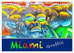 Miami Graffiti (Wandkalender 2025 DIN A4 quer), CALVENDO Monatskalender