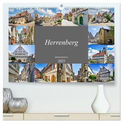 Herrenberg Impressionen (hochwertiger Premium Wandkalender 2025 DIN A2 quer), Kunstdruck in Hochglanz - Calvendo;Meutzner, Dirk