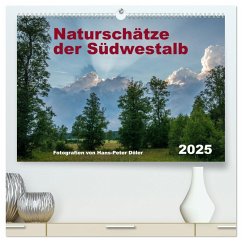 Naturschätze der Südwestalb (hochwertiger Premium Wandkalender 2025 DIN A2 quer), Kunstdruck in Hochglanz