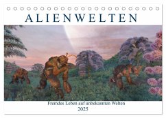 Alienwelten (Tischkalender 2025 DIN A5 quer), CALVENDO Monatskalender