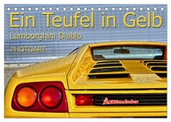 Ein Teufel in Gelb Lamborghini Diablo PHOTOART (Tischkalender 2025 DIN A5 quer), CALVENDO Monatskalender - Calvendo;Laue, Ingo
