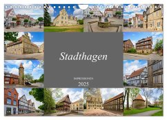 Stadthagen Impressionen (Wandkalender 2025 DIN A4 quer), CALVENDO Monatskalender
