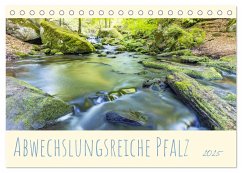 Abwechslungsreiche Pfalz (Tischkalender 2025 DIN A5 quer), CALVENDO Monatskalender