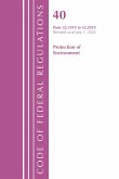 Code of Federal Regulations, Title 40 Protection of the Environment 52.1019-52.2019, Revised as of July 1, 2022