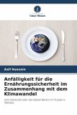 Anfälligkeit für die Ernährungssicherheit im Zusammenhang mit dem Klimawandel