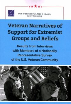 Veteran Narratives of Support for Extremist Groups and Beliefs - Brown, Ryan Andrew; Helmus, Todd C; Ramchand, Rajeev