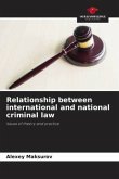 Relationship between international and national criminal law
