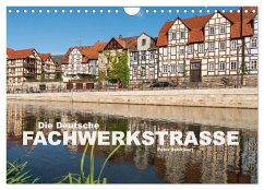 Die deutsche Fachwerkstraße (Wandkalender 2025 DIN A4 quer), CALVENDO Monatskalender