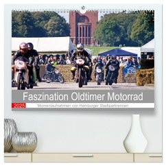 Faszination Oldtimer Motorrad - Momentaufnahmen von Hamburger Stadtparkrennen (hochwertiger Premium Wandkalender 2025 DIN A2 quer), Kunstdruck in Hochglanz - Calvendo;Käufer, Stephan