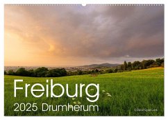 Freiburg, Drumherum (Wandkalender 2025 DIN A2 quer), CALVENDO Monatskalender - Calvendo;Gysel Lenk, David