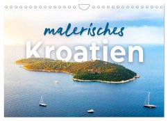 Malerisches Kroatien (Wandkalender 2025 DIN A4 quer), CALVENDO Monatskalender - Calvendo;Monkey, Happy