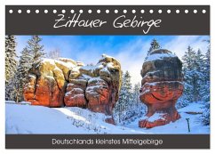 Zittauer Gebirge - Deutschlands kleinstes Mittelgebirge (Tischkalender 2025 DIN A5 quer), CALVENDO Monatskalender - Calvendo;LianeM