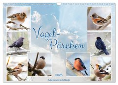 Vogel-Pärchen (Wandkalender 2025 DIN A3 quer), CALVENDO Monatskalender