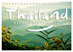 Thailand - Das Land des Lächelns. (Tischkalender 2025 DIN A5 quer), CALVENDO Monatskalender - Calvendo;Monkey, Happy