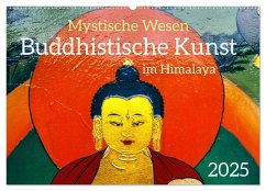 Mystische Wesen ¿ Buddhistische Kunst im Himalaya (Wandkalender 2025 DIN A2 quer), CALVENDO Monatskalender