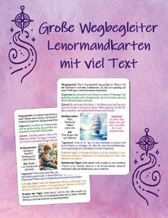 Cover Große Wegbegleiter Lenormandkarten mit viel Text