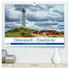 Dänemark - Eindrücke Vom Ringköbing Fjord bis Bovbjerg (hochwertiger Premium Wandkalender 2025 DIN A2 quer), Kunstdruck in Hochglanz - Calvendo;Regel-Fiolka, Michael Fiolka, Ute