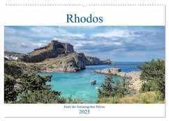 Rhodos - Insel des Sonnengottes Helios (Wandkalender 2025 DIN A2 quer), CALVENDO Monatskalender