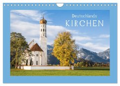 Deutschlands Kirchen (Wandkalender 2025 DIN A4 quer), CALVENDO Monatskalender