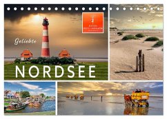 Geliebte Nordsee (Tischkalender 2025 DIN A5 quer), CALVENDO Monatskalender