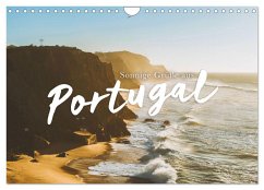 Sonnige Grüße aus Portugal (Wandkalender 2025 DIN A4 quer), CALVENDO Monatskalender - Calvendo;Monkey, Happy