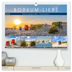 BORKUM-LIEBE (hochwertiger Premium Wandkalender 2025 DIN A2 quer), Kunstdruck in Hochglanz