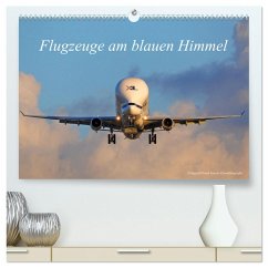 Flugzeuge am blauen Himmel (hochwertiger Premium Wandkalender 2025 DIN A2 quer), Kunstdruck in Hochglanz - Calvendo;Gayde, Frank