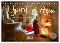 Spirit of Asia - Im Reich der guten Geister (Tischkalender 2025 DIN A5 quer), CALVENDO Monatskalender