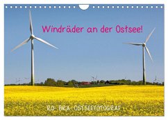 Windräder an der Ostsee! (Wandkalender 2025 DIN A4 quer), CALVENDO Monatskalender