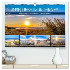 INSELLIEBE NORDERNEY (hochwertiger Premium Wandkalender 2025 DIN A2 quer), Kunstdruck in Hochglanz