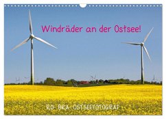 Windräder an der Ostsee! (Wandkalender 2025 DIN A3 quer), CALVENDO Monatskalender