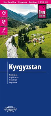 Cover Reise Know-How Landkarte Kirgisistan / Kyrgyzstan (1:700.000)