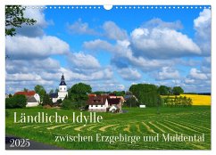 Ländliche Idylle zwischen Erzgebirge und Muldental (Wandkalender 2025 DIN A3 quer), CALVENDO Monatskalender