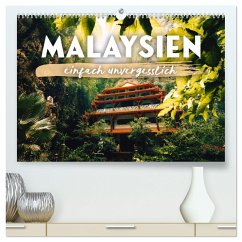 Malaysien - einfach unvergesslich (hochwertiger Premium Wandkalender 2025 DIN A2 quer), Kunstdruck in Hochglanz