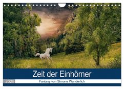 Zeit der Einhörner (Wandkalender 2025 DIN A4 quer), CALVENDO Monatskalender - Calvendo;Wunderlich, Simone