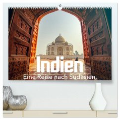 Indien - Eine Reise nach Südasien. (hochwertiger Premium Wandkalender 2025 DIN A2 quer), Kunstdruck in Hochglanz - Calvendo;Lederer, Benjamin