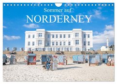 Sommer auf Norderney (Wandkalender 2025 DIN A4 quer), CALVENDO Monatskalender