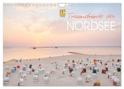 Traumstrände der Nordsee (Wandkalender 2025 DIN A4 quer), CALVENDO Monatskalender