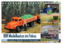 DDR Modellautos im Fokus (Tischkalender 2025 DIN A5 quer), CALVENDO Monatskalender - Calvendo;Huschka, Klaus-Peter