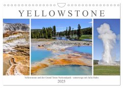 Yellowstone und der Grand Teton Nationalpark - unterwegs mit Julia Hahn (Wandkalender 2025 DIN A4 quer), CALVENDO Monatskalender - Calvendo;Hahn, Julia