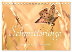 Schmetterlinge. Schimmernde Zauberwesen (Tischkalender 2025 DIN A5 quer), CALVENDO Monatskalender