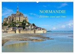 Normandie - zwischen Land und Meer (Wandkalender 2025 DIN A2 quer), CALVENDO Monatskalender