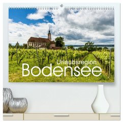 Urlaubsregion Bodensee (hochwertiger Premium Wandkalender 2025 DIN A2 quer), Kunstdruck in Hochglanz - Calvendo;Pokorny, Conny