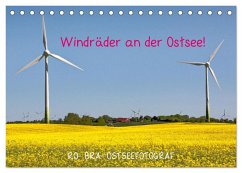 Windräder an der Ostsee! (Tischkalender 2025 DIN A5 quer), CALVENDO Monatskalender